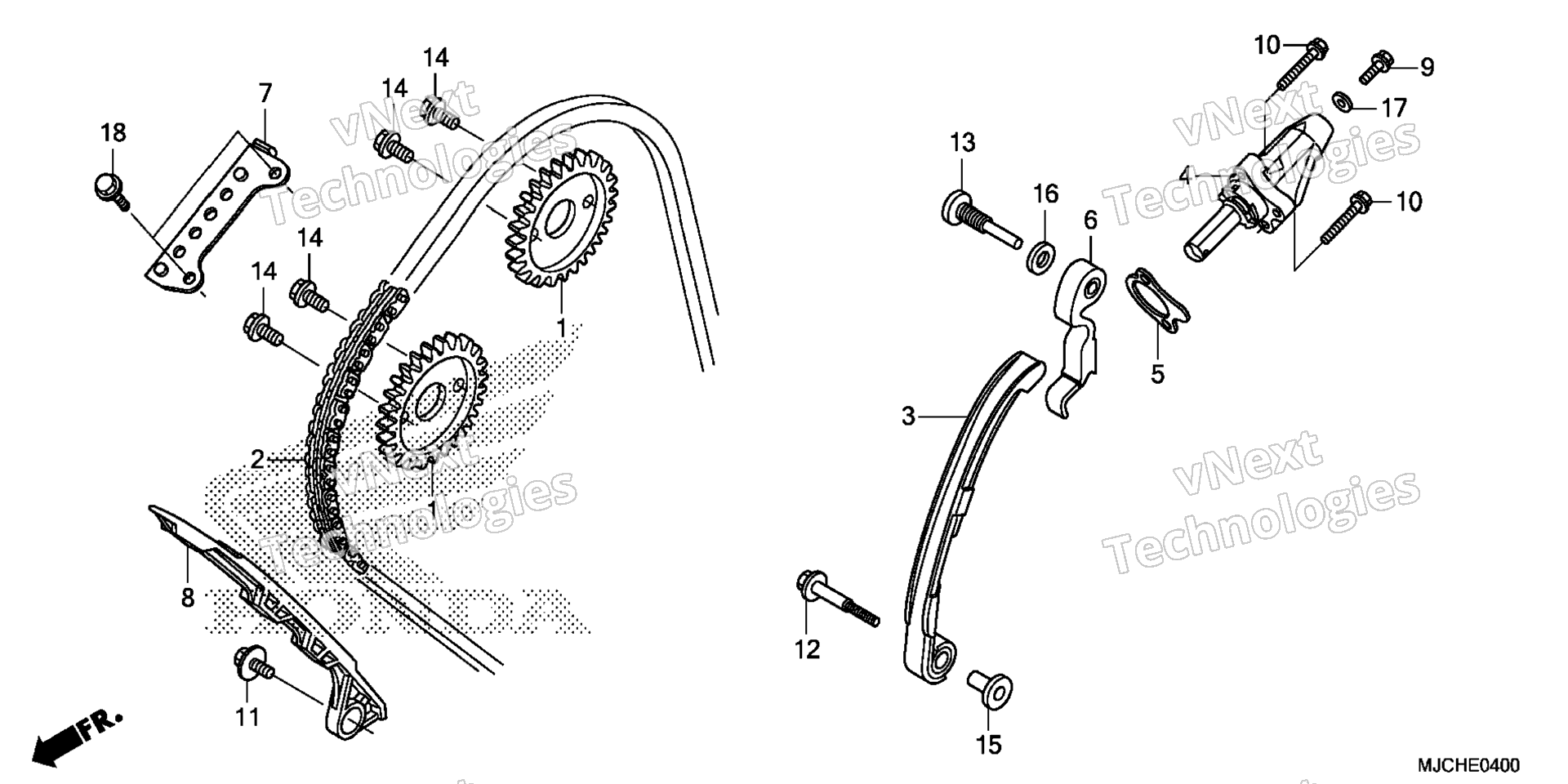 кулачок цепь / TENSIONER