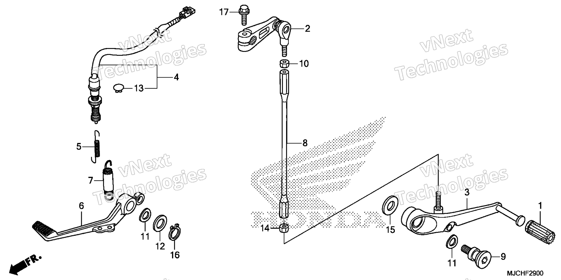 Тормоз PEDAL / CHANGE PEDAL