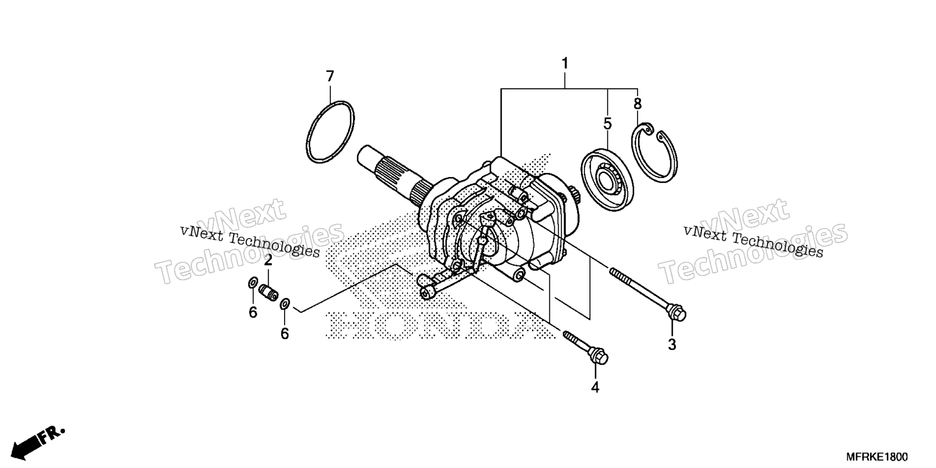 SIDE передача картер