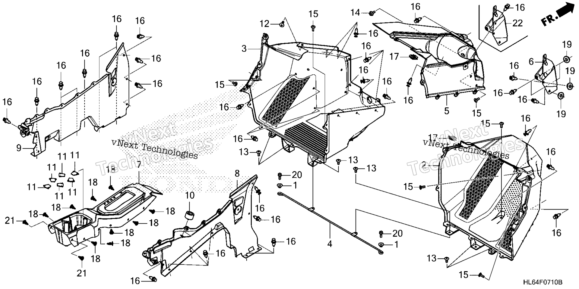 FLOOR крышка / CONSOLE
