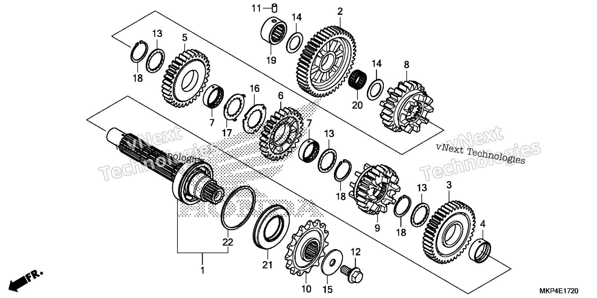 Трансмиссия (COUNTERSHAFT)