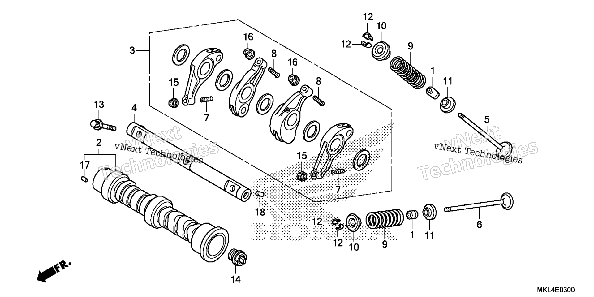CAMSHAFT / клапан