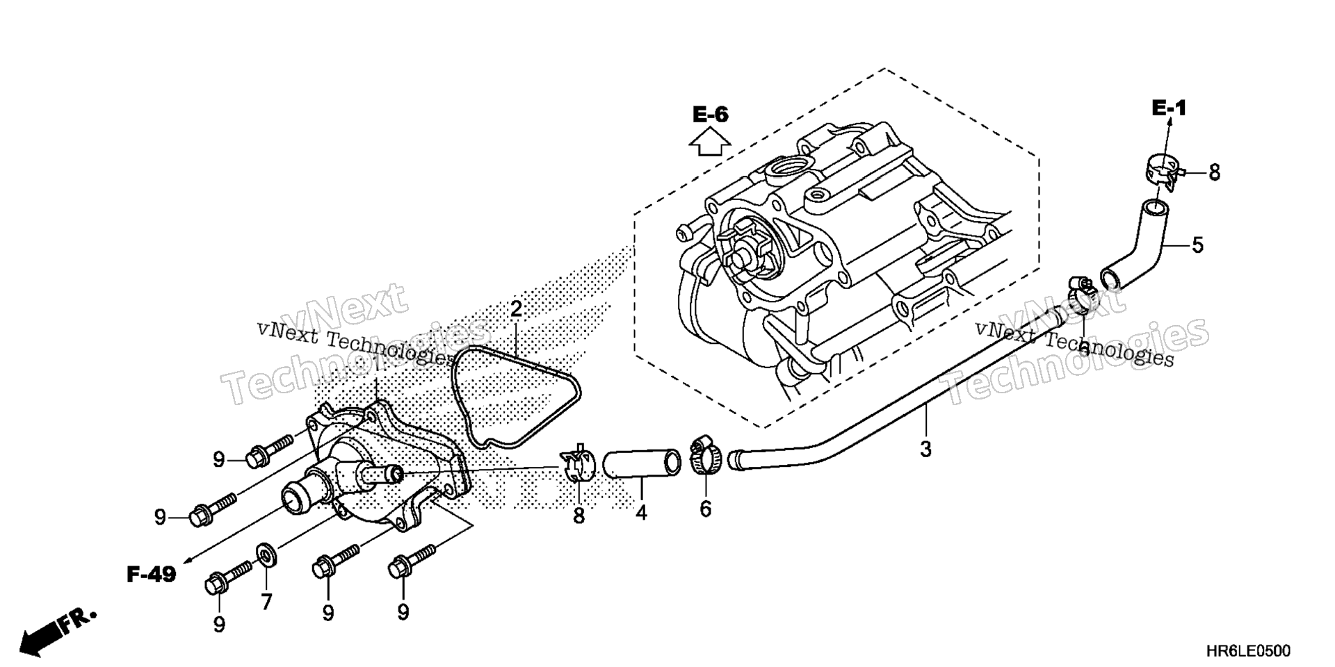 Система охлаждения PUMP COVER