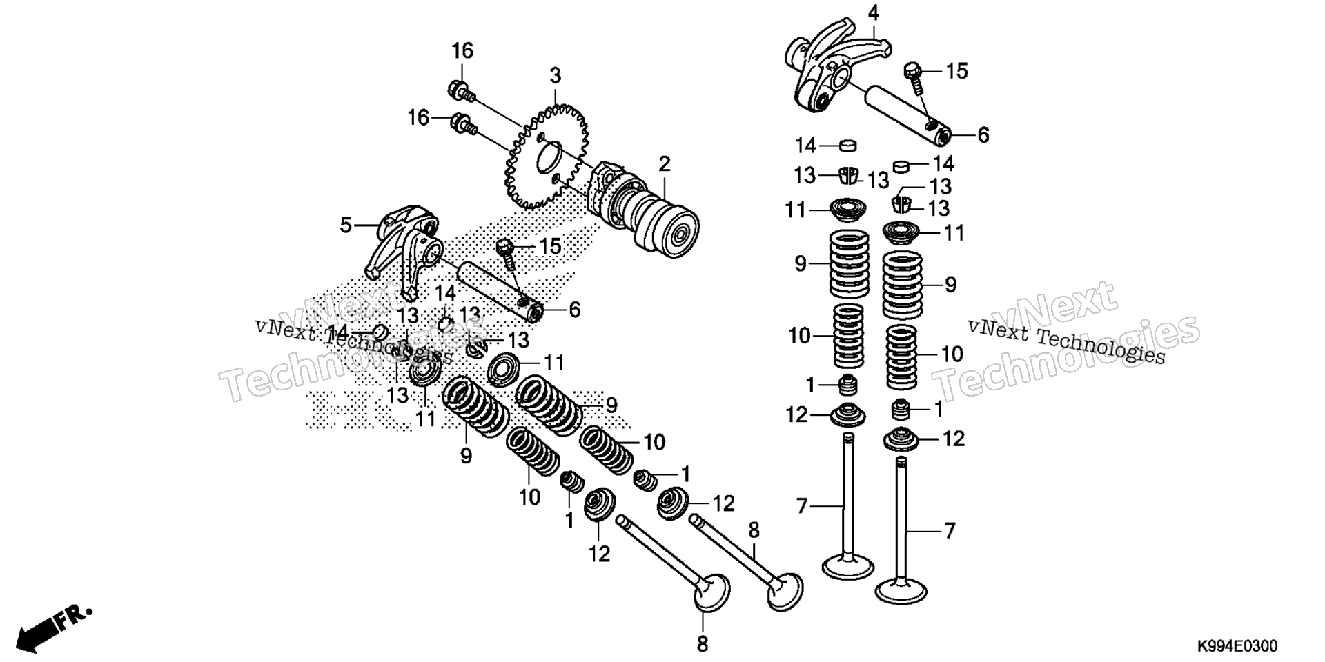 CAMSHAFT / клапан