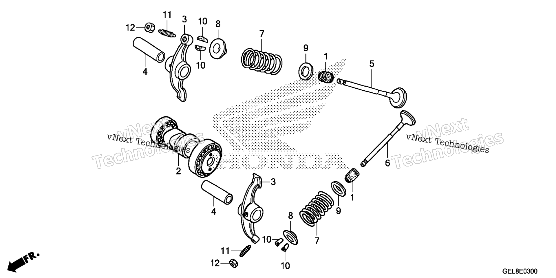 CAMSHAFT / клапан