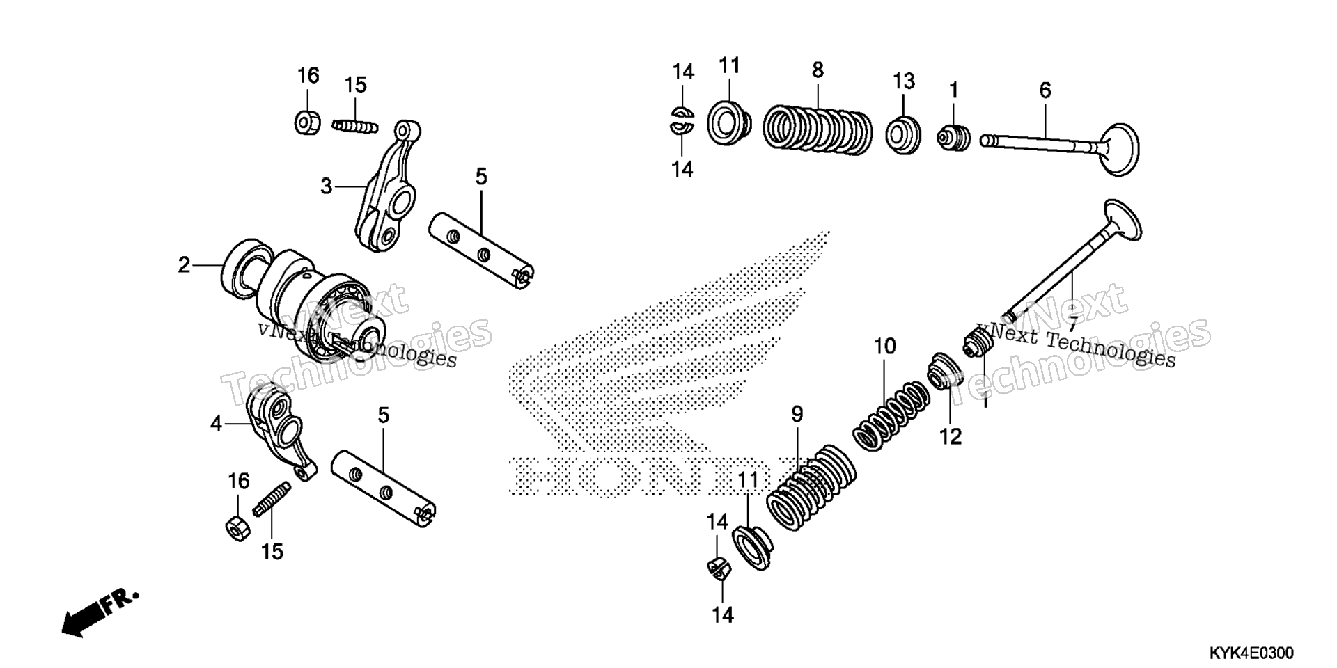 CAMSHAFT / клапан
