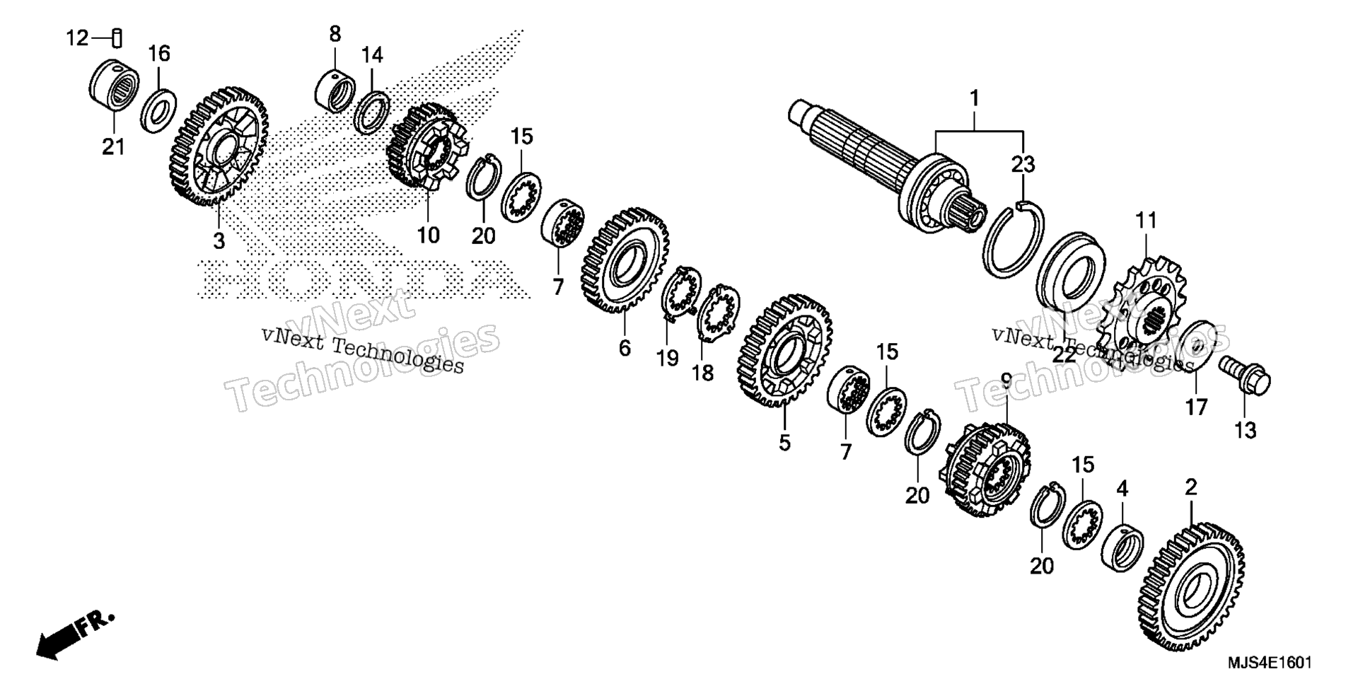 Трансмиссия (COUNTERSHAFT)
