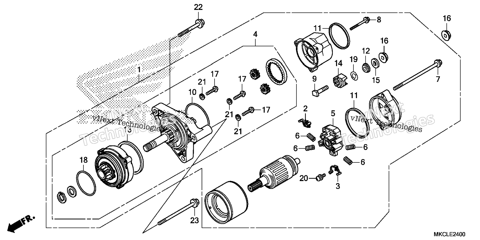 Задняя передача MOTOR