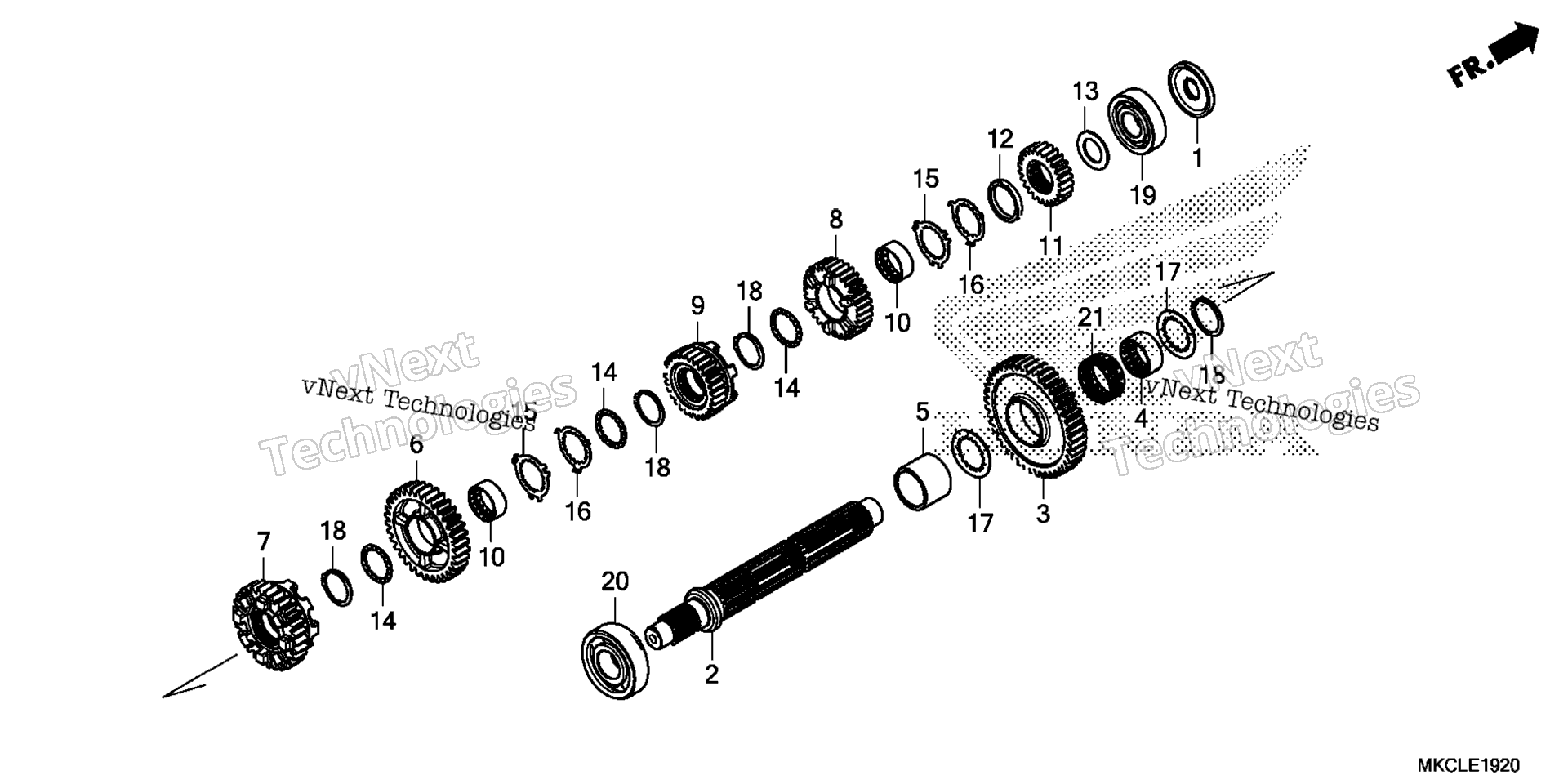 Трансмиссия (COUNTERSHAFT)