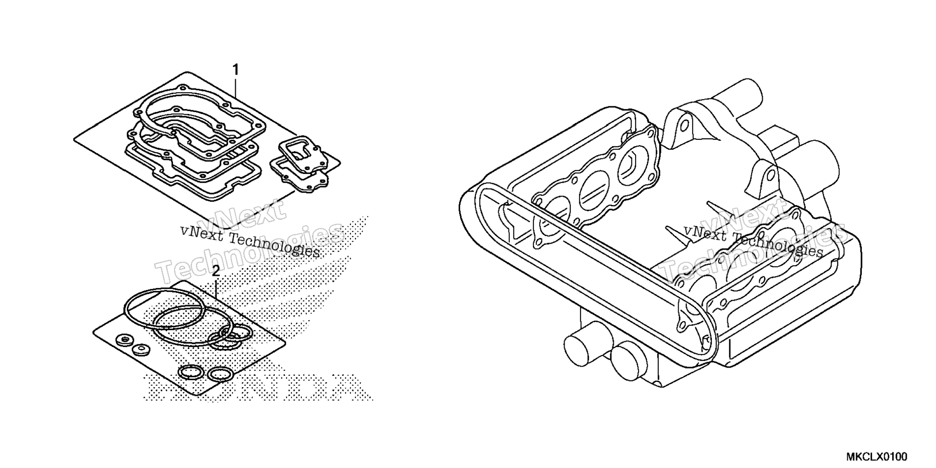 GASKET комплект A