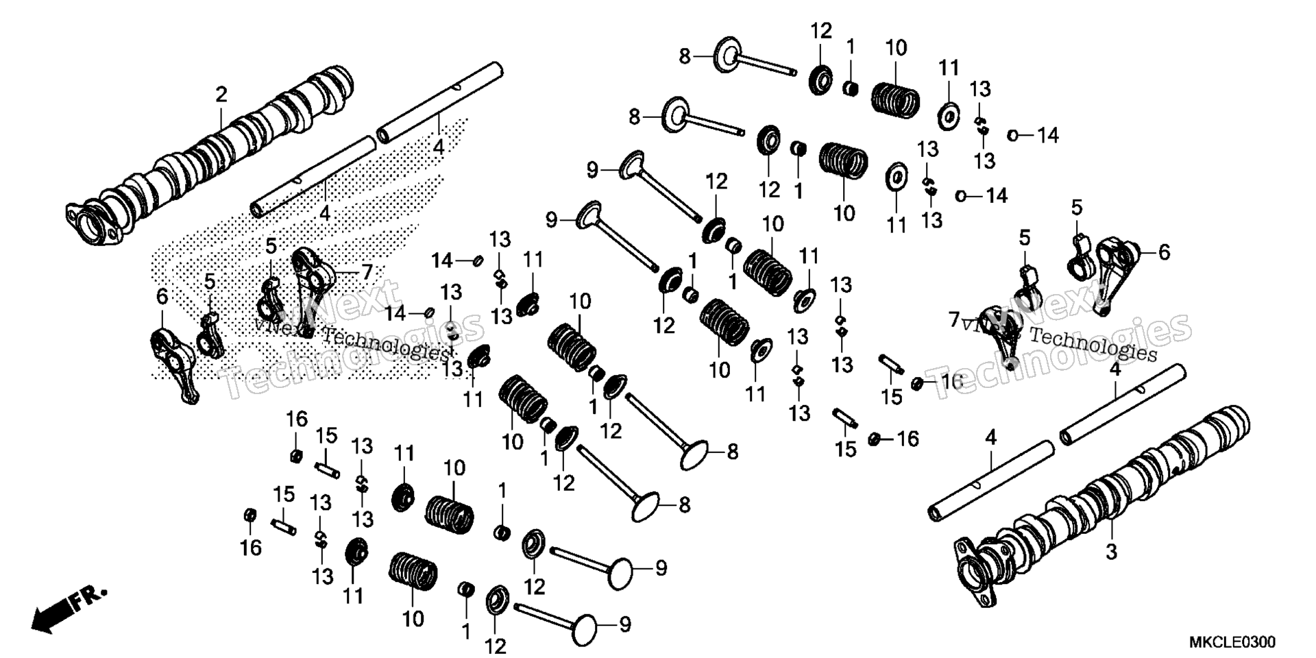 CAMSHAFT / клапан