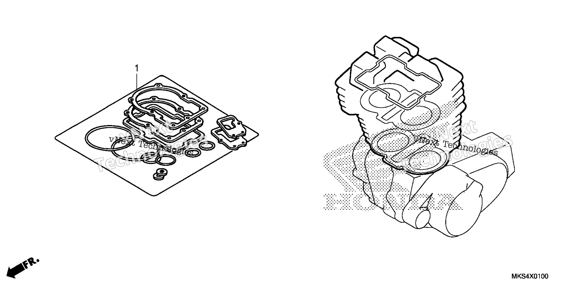 GASKET комплект A
