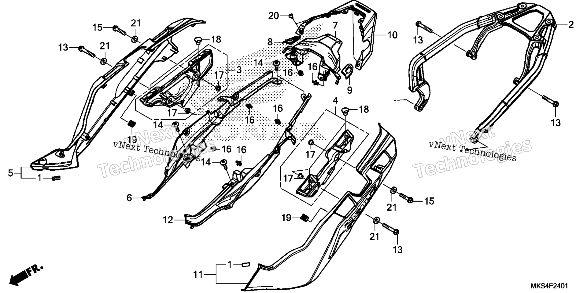 Боковая крышка / REAR CARRIER