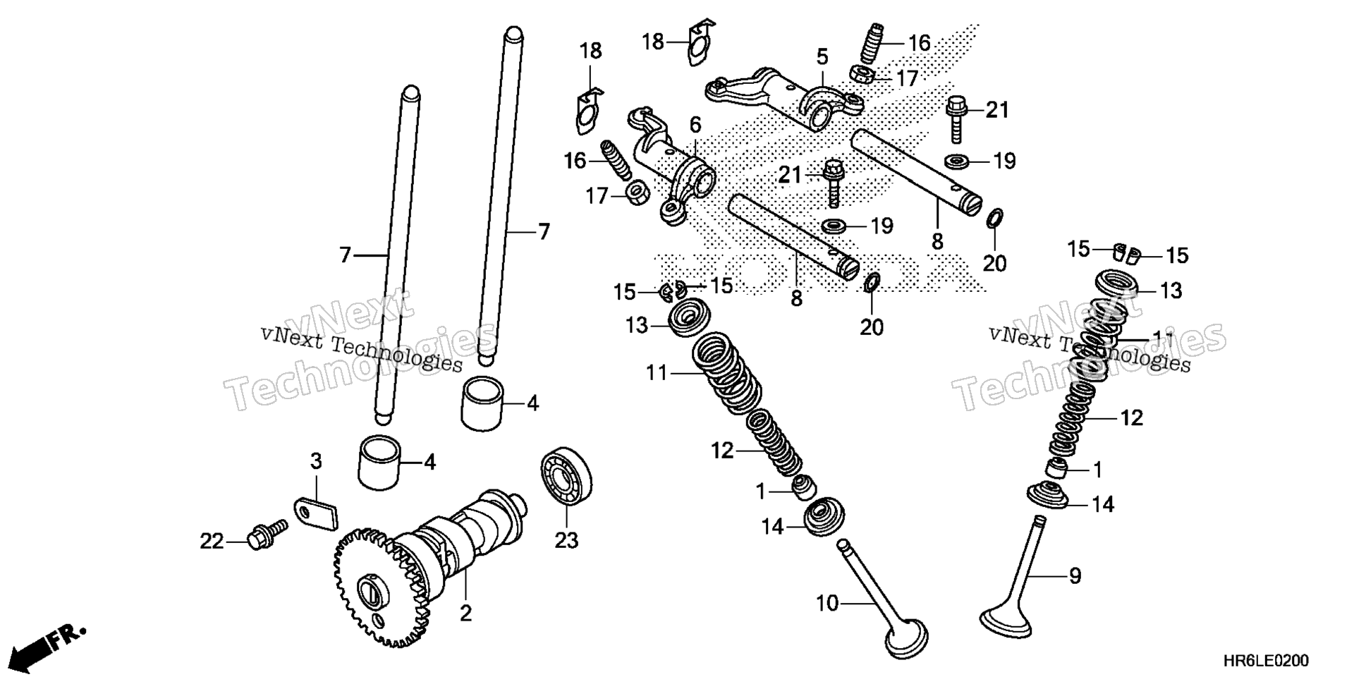 CAMSHAFT / клапан