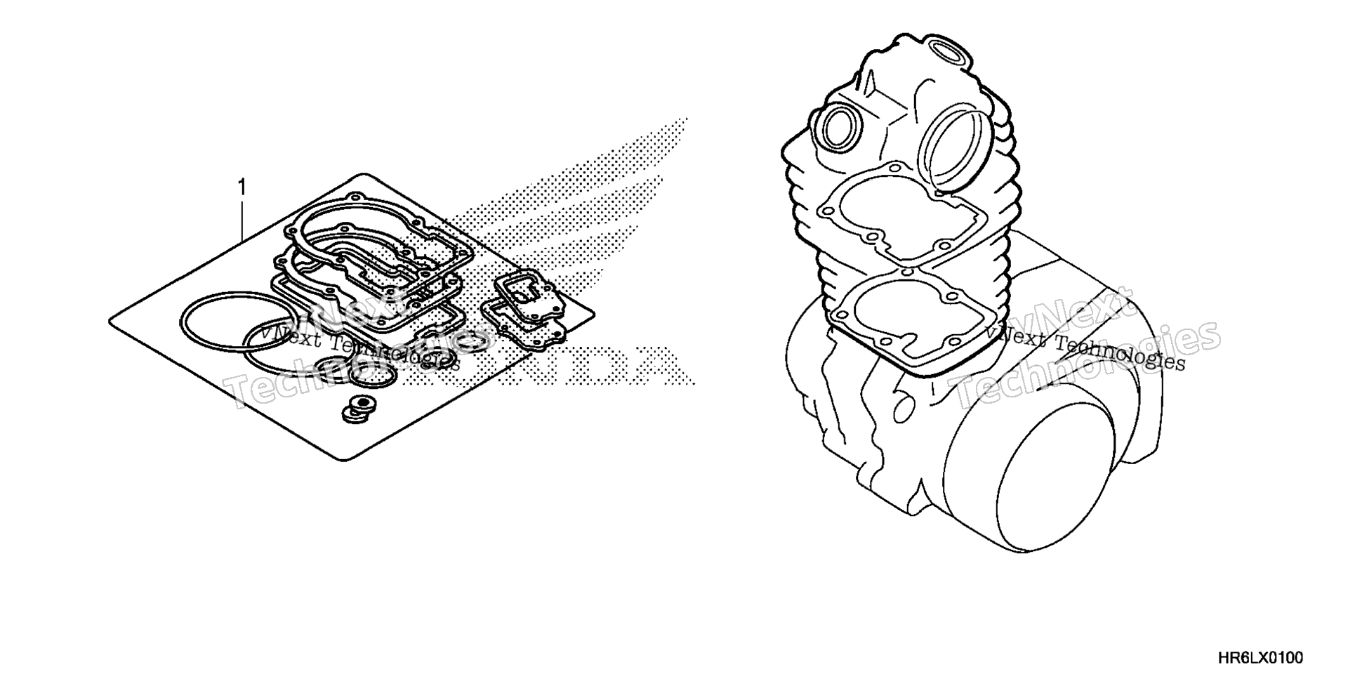GASKET комплект A