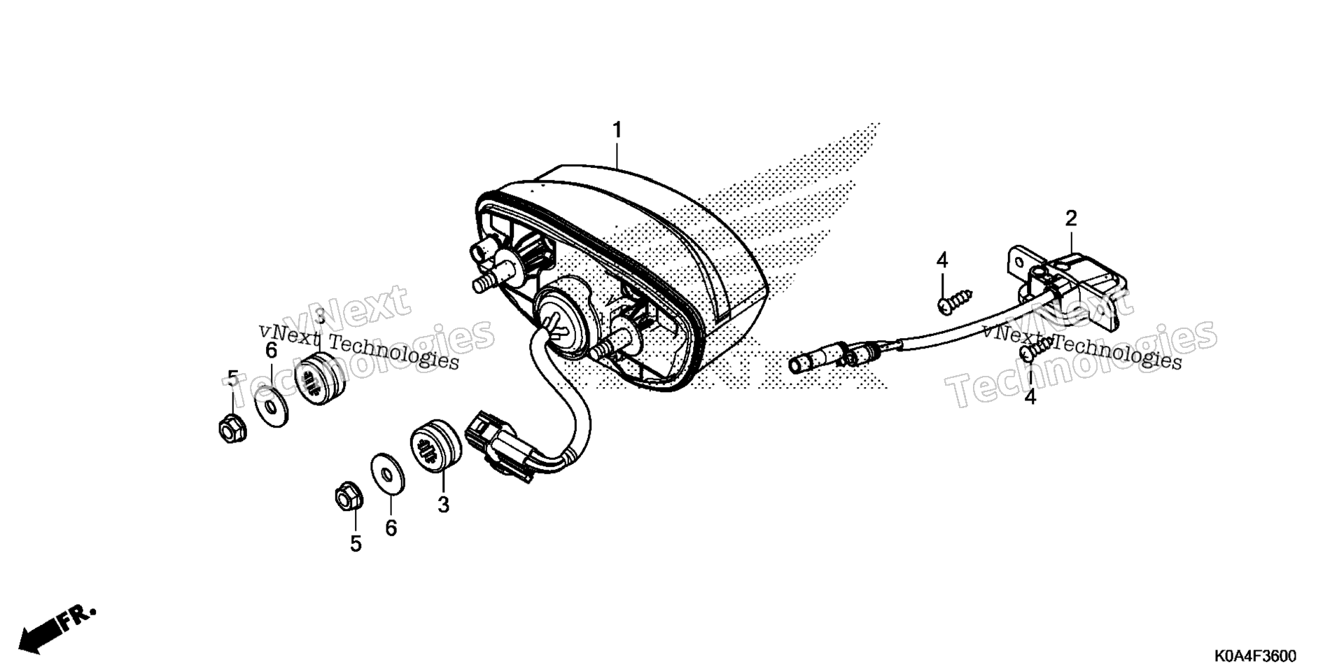 Задний фонарь