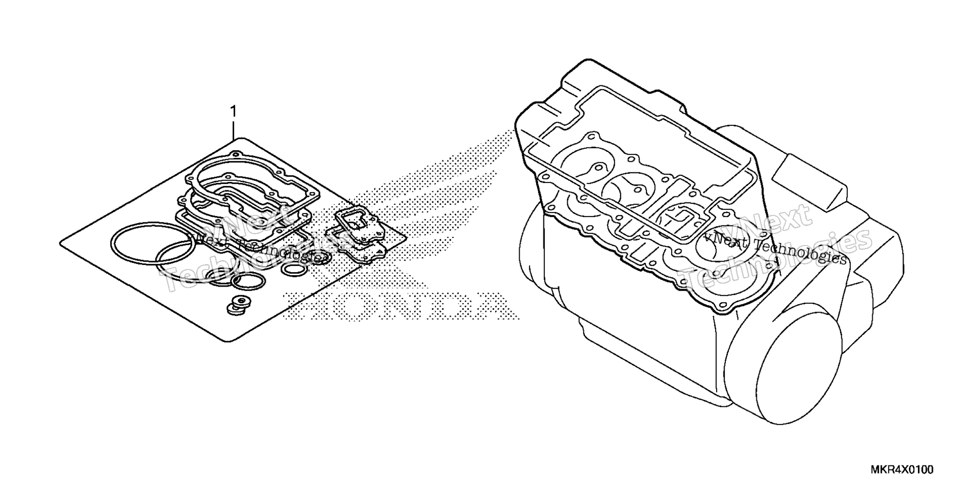 GASKET комплект A