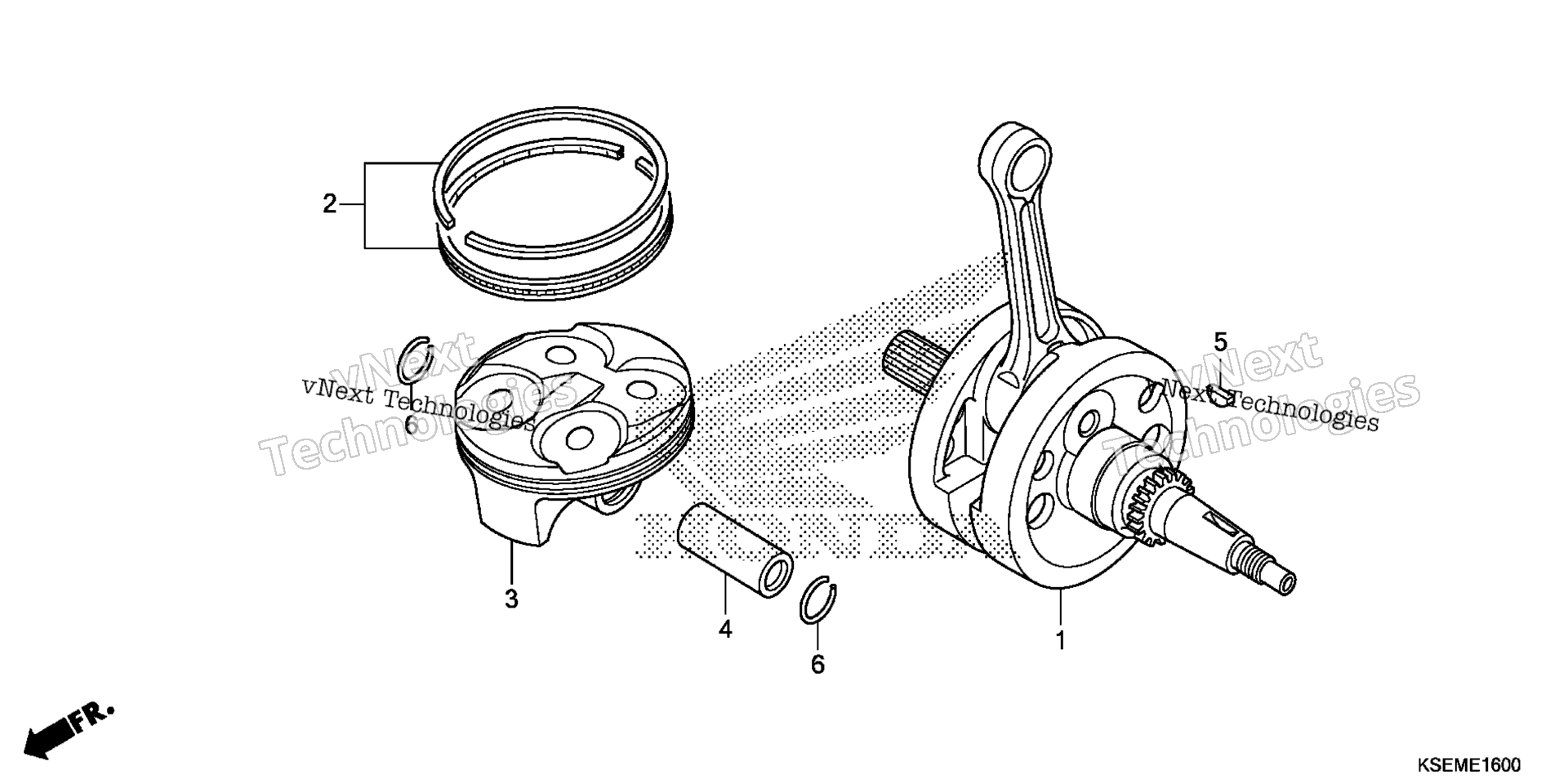 Коленчатый вал / PISTON