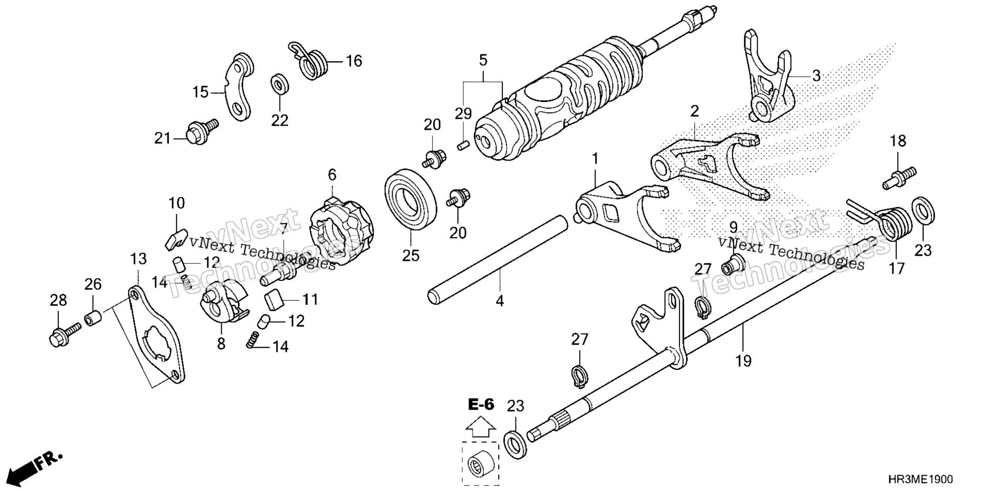 GEARSHIFT вилка (1)
