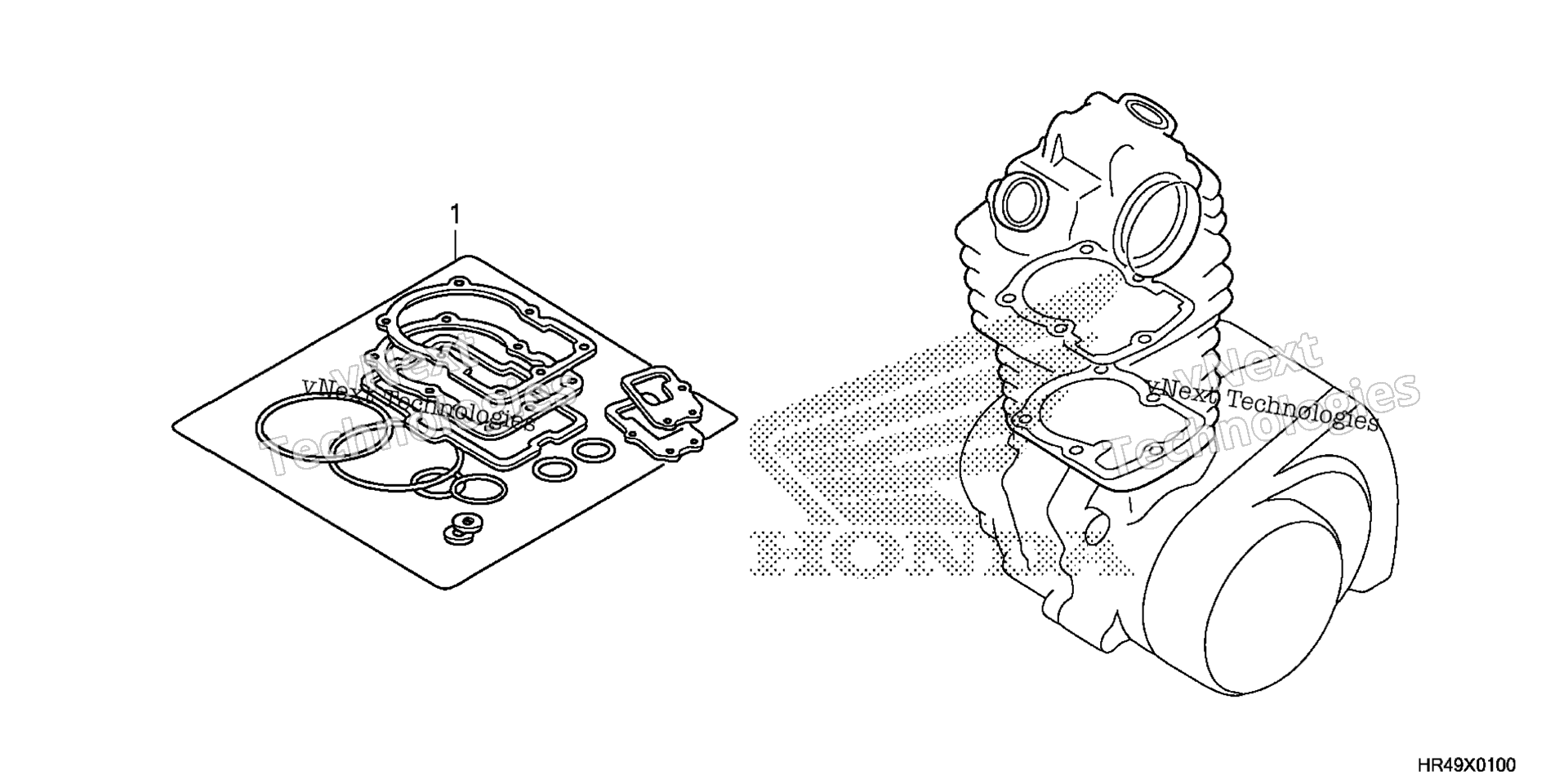 GASKET комплект A