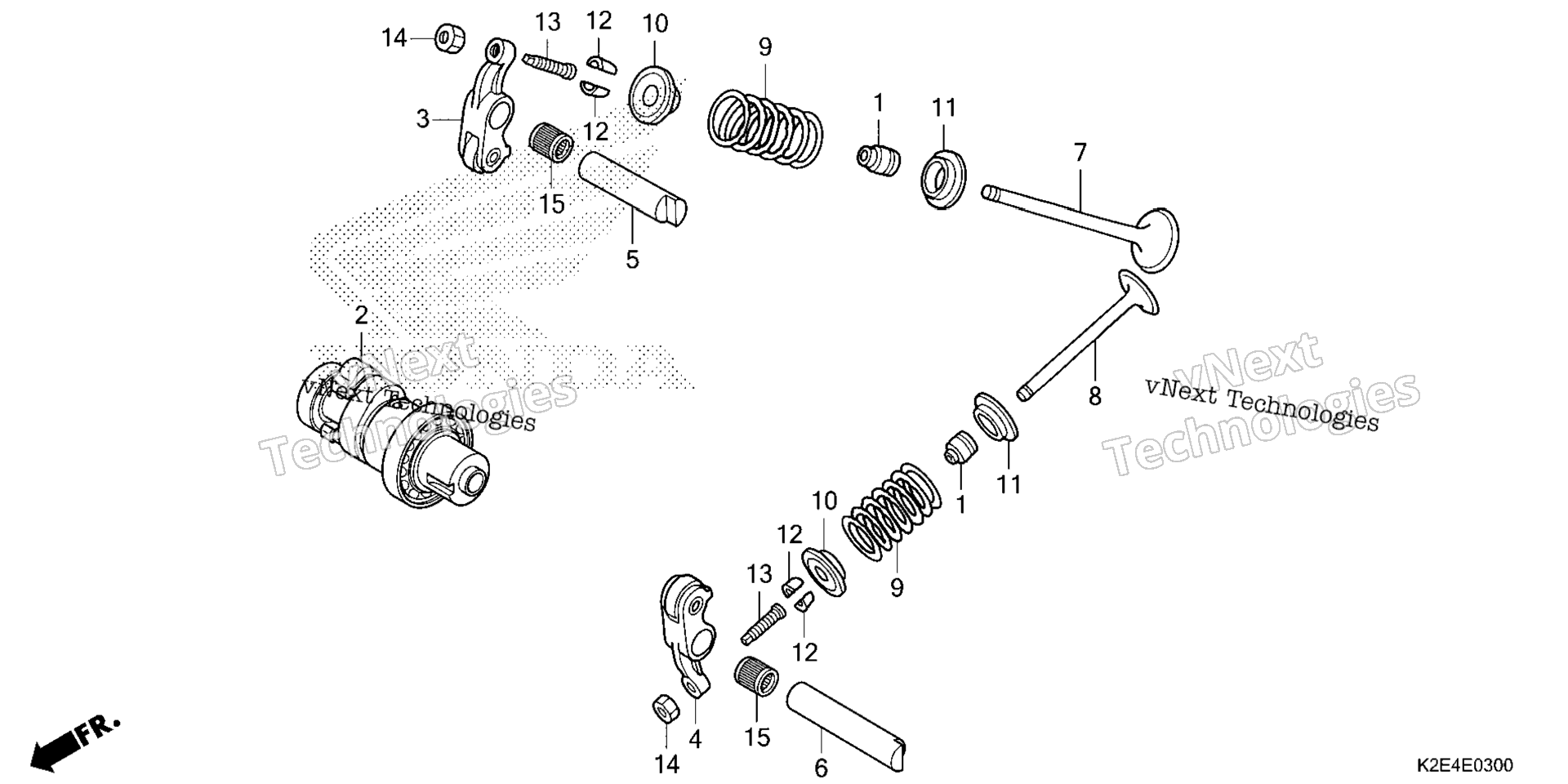 CAMSHAFT / клапан