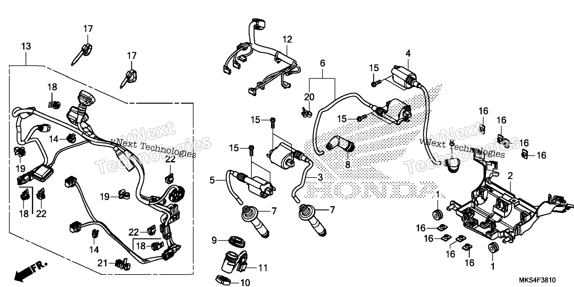 SUB жгут / IGNITION COIL