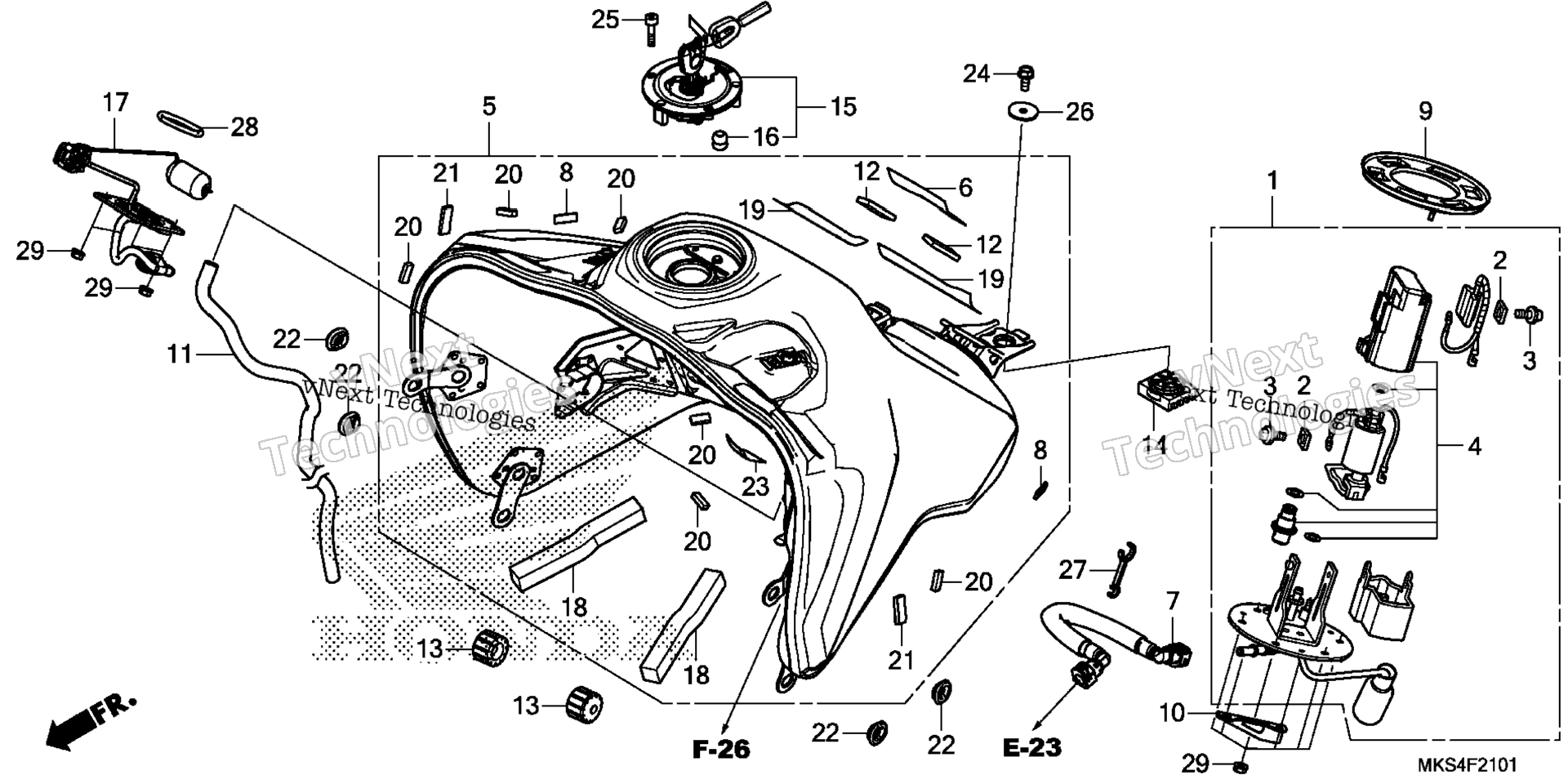 Топливный бак / FUEL PUMP (2)