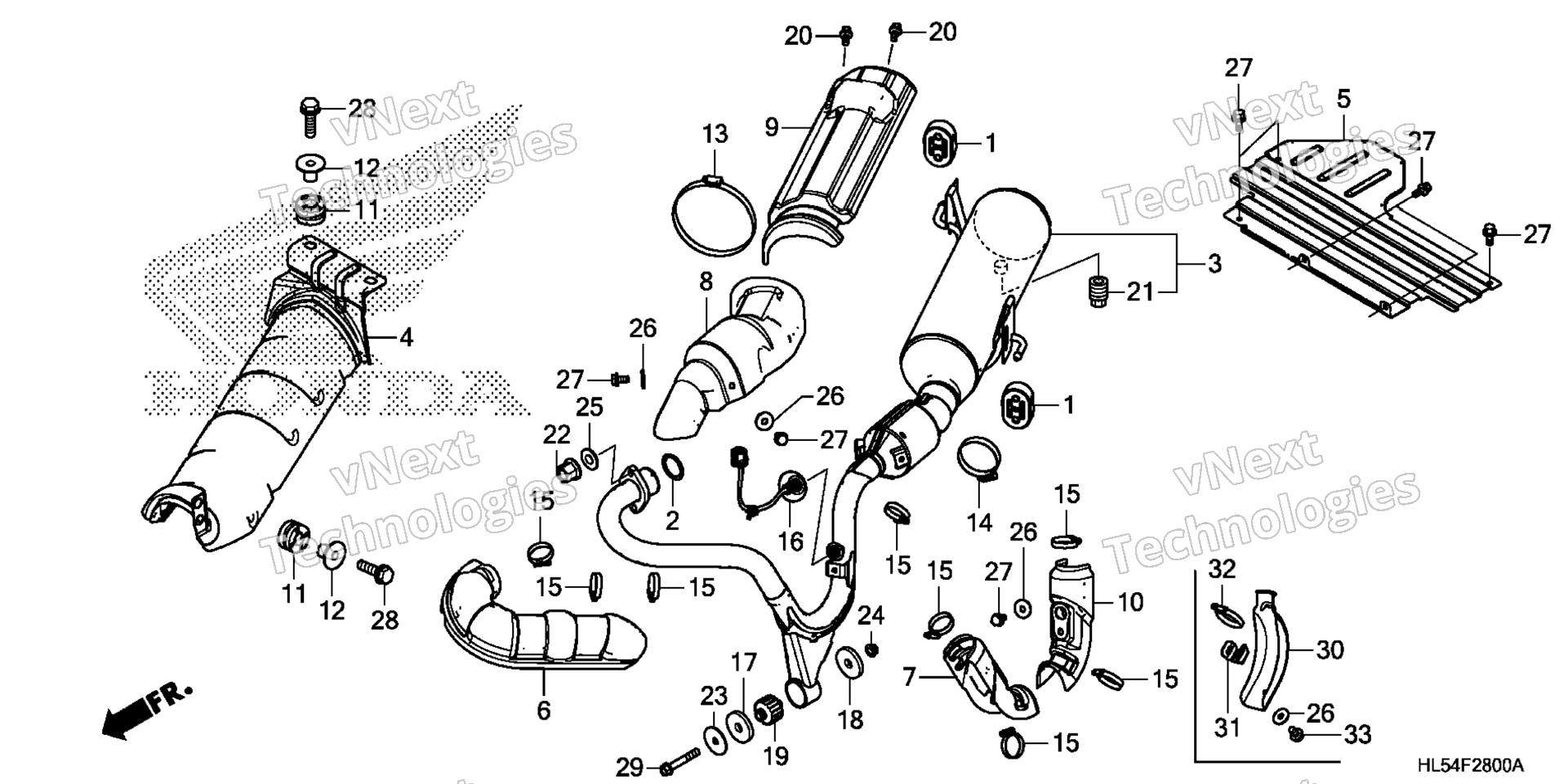 Выхлопная система MUFFLER (1)