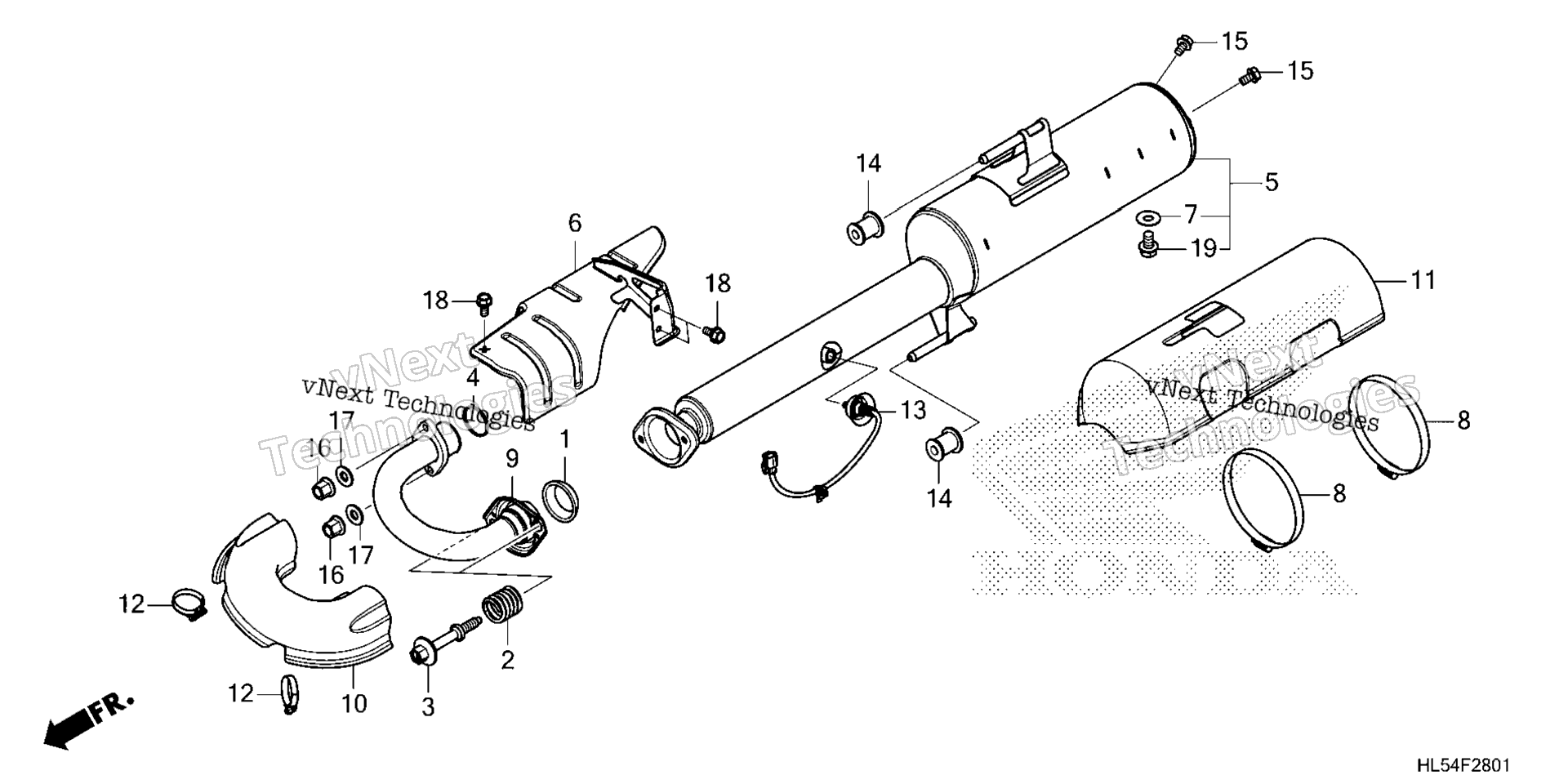 Выхлопная система MUFFLER (2)