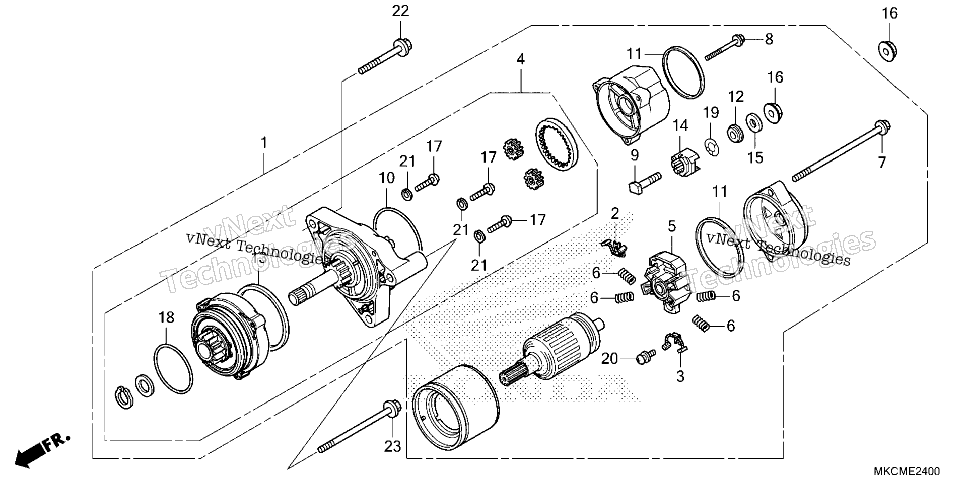 Задняя передача MOTOR