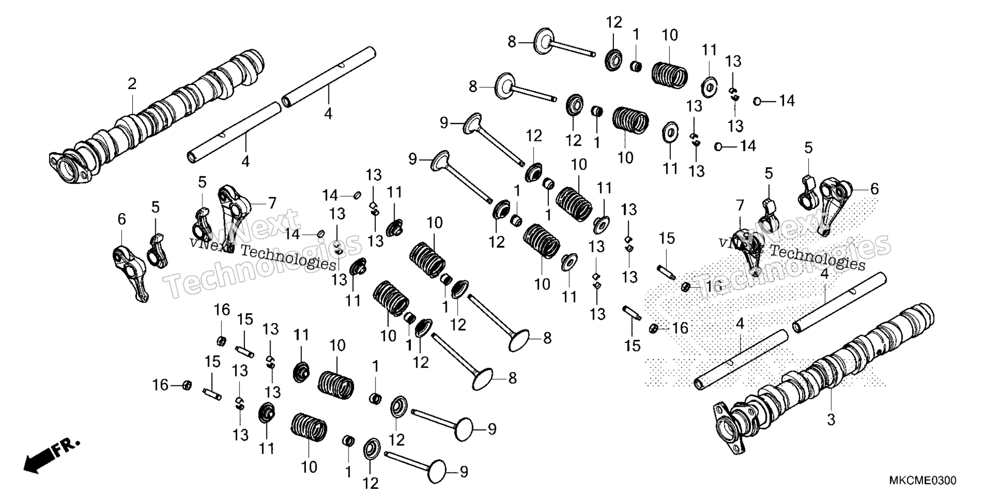 CAMSHAFT / клапан
