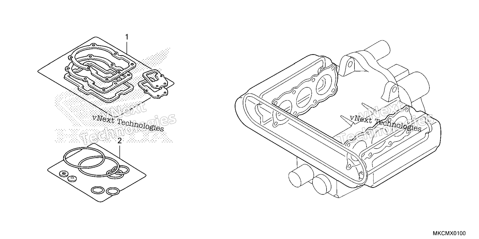 GASKET комплект A