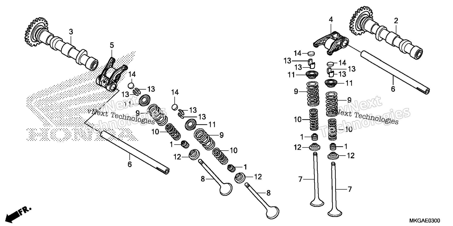 CAMSHAFT / клапан