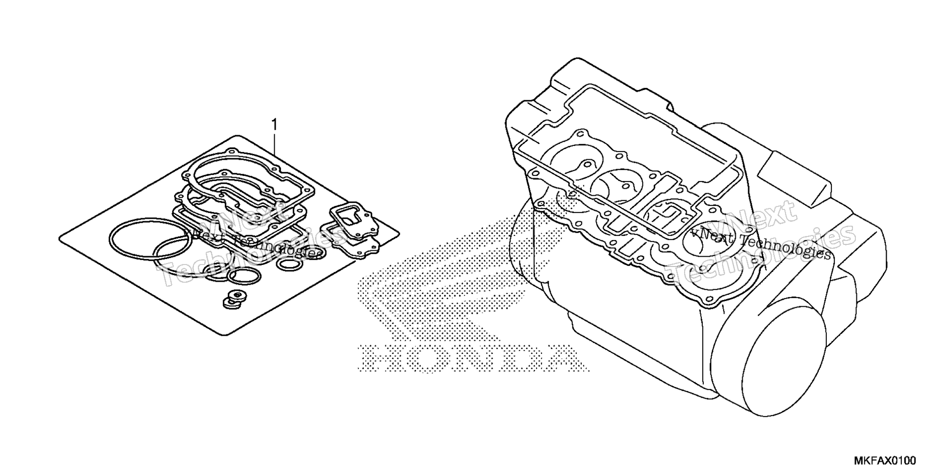 GASKET комплект A