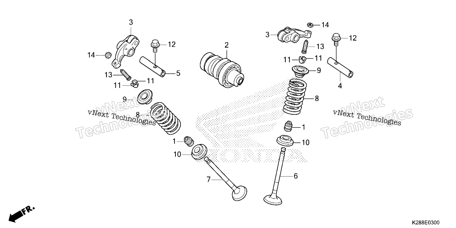 CAMSHAFT / клапан
