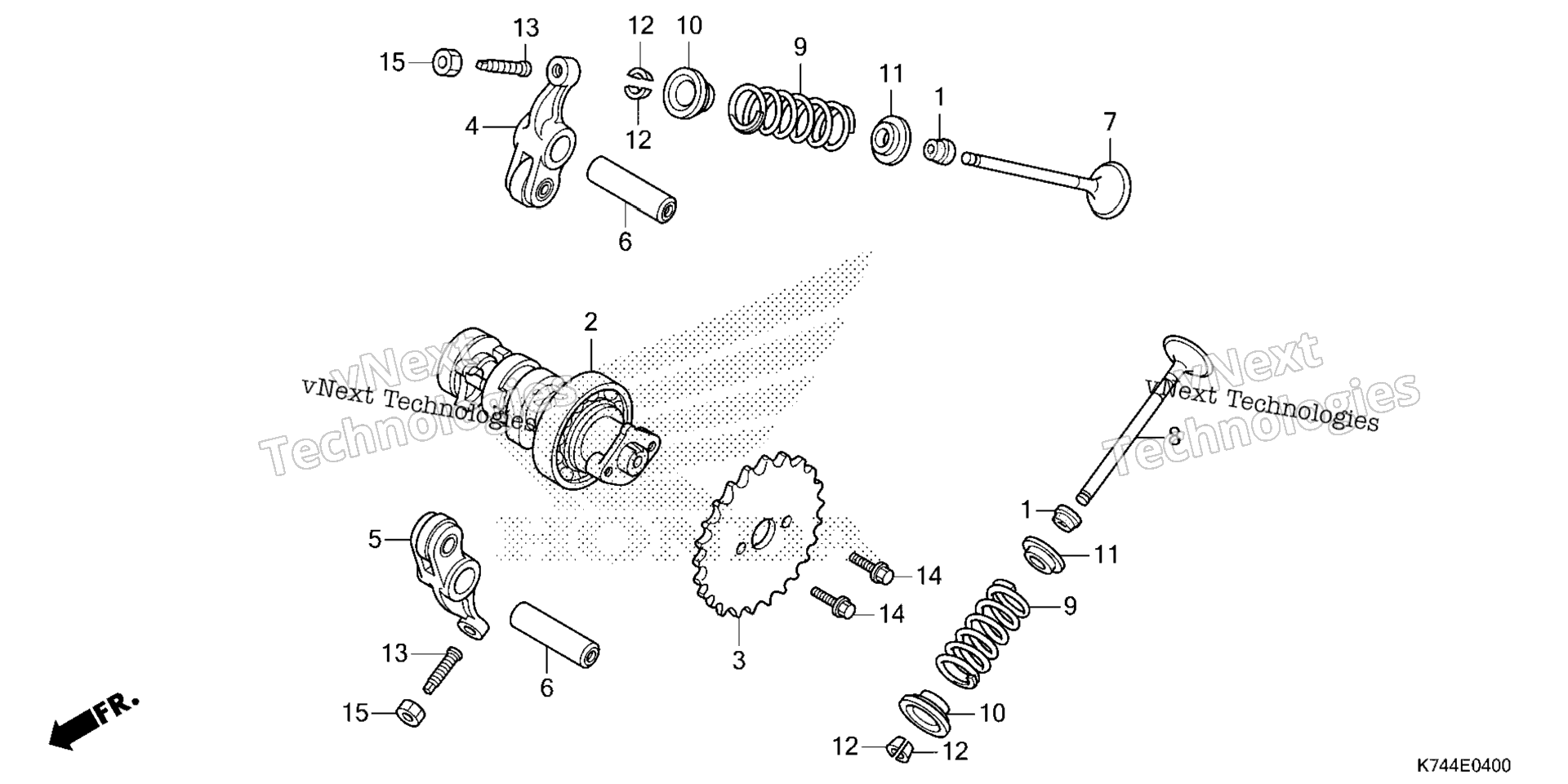 CAMSHAFT / клапан