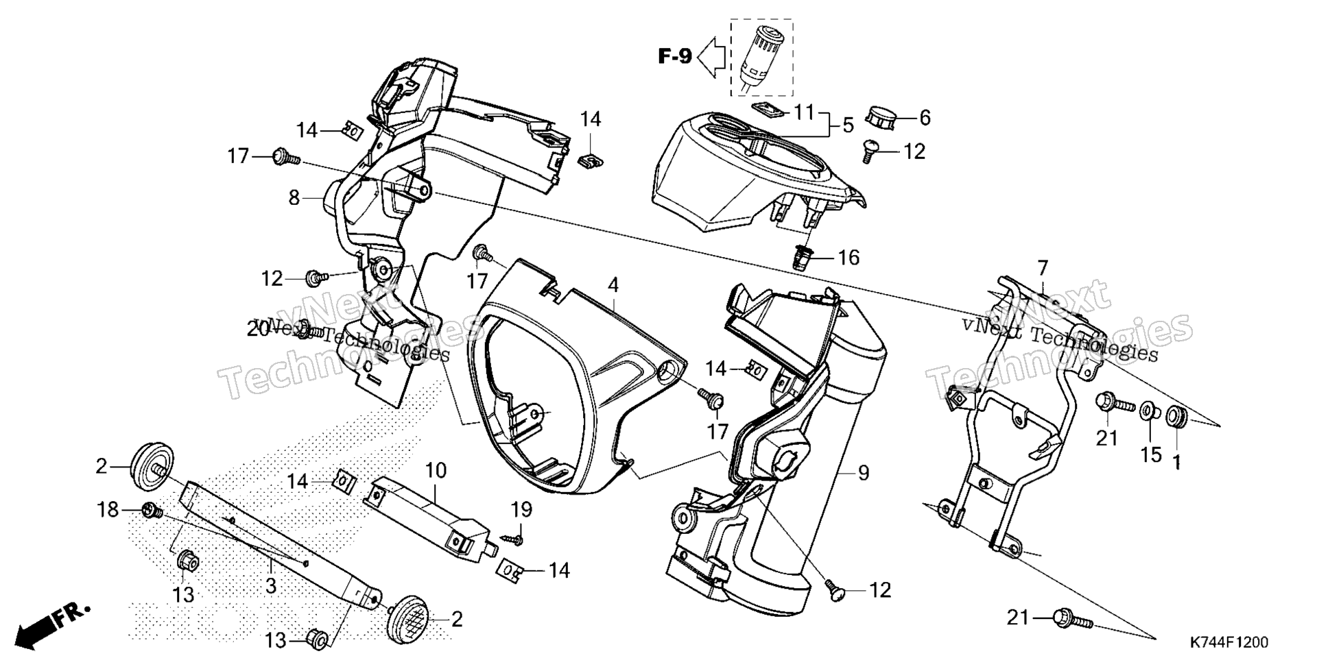 Фара COVER / FRONT FORK COVER