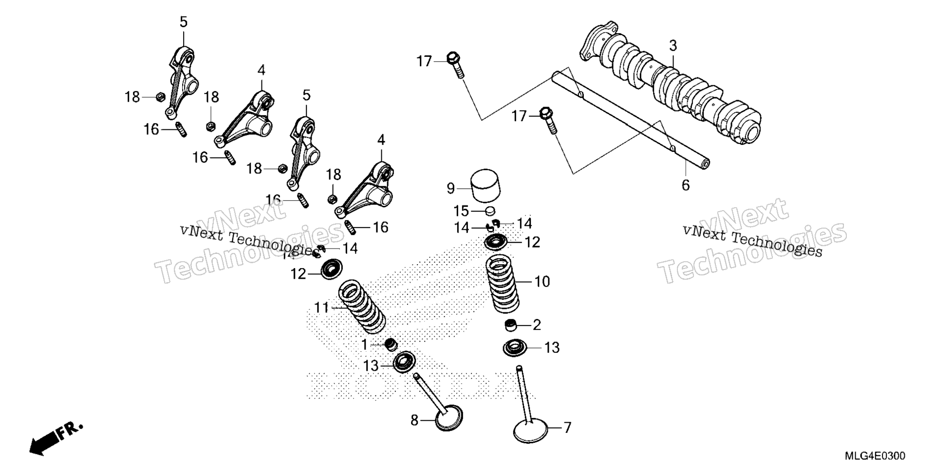 CAMSHAFT / клапан