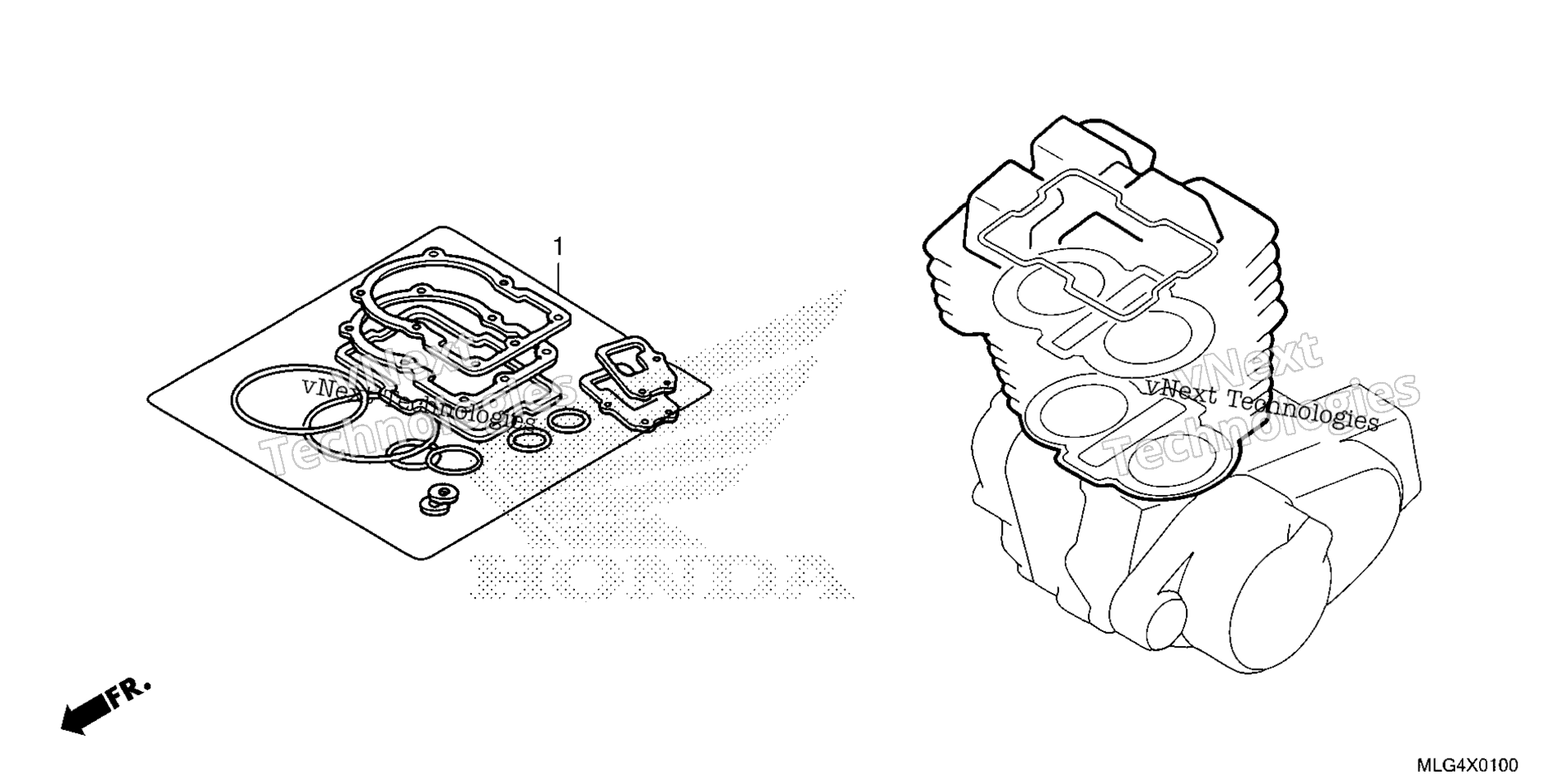 GASKET комплект A