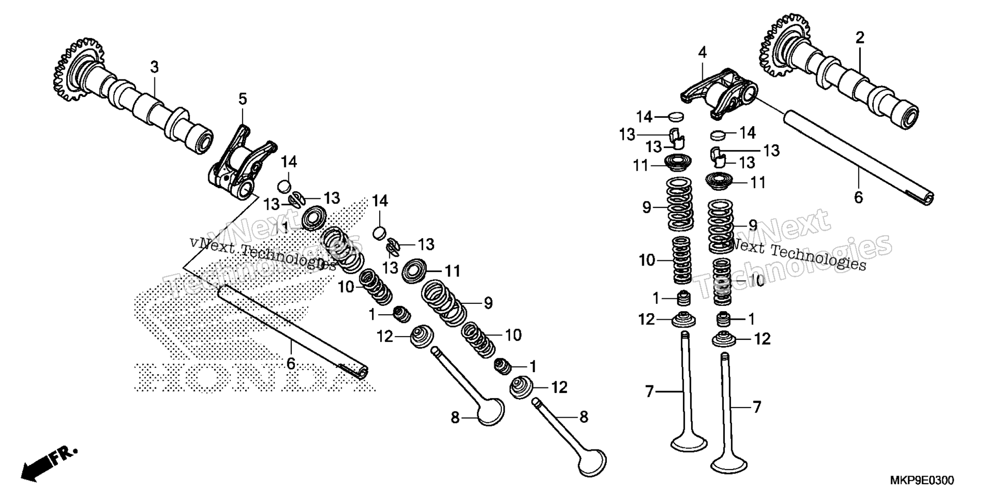 CAMSHAFT / клапан
