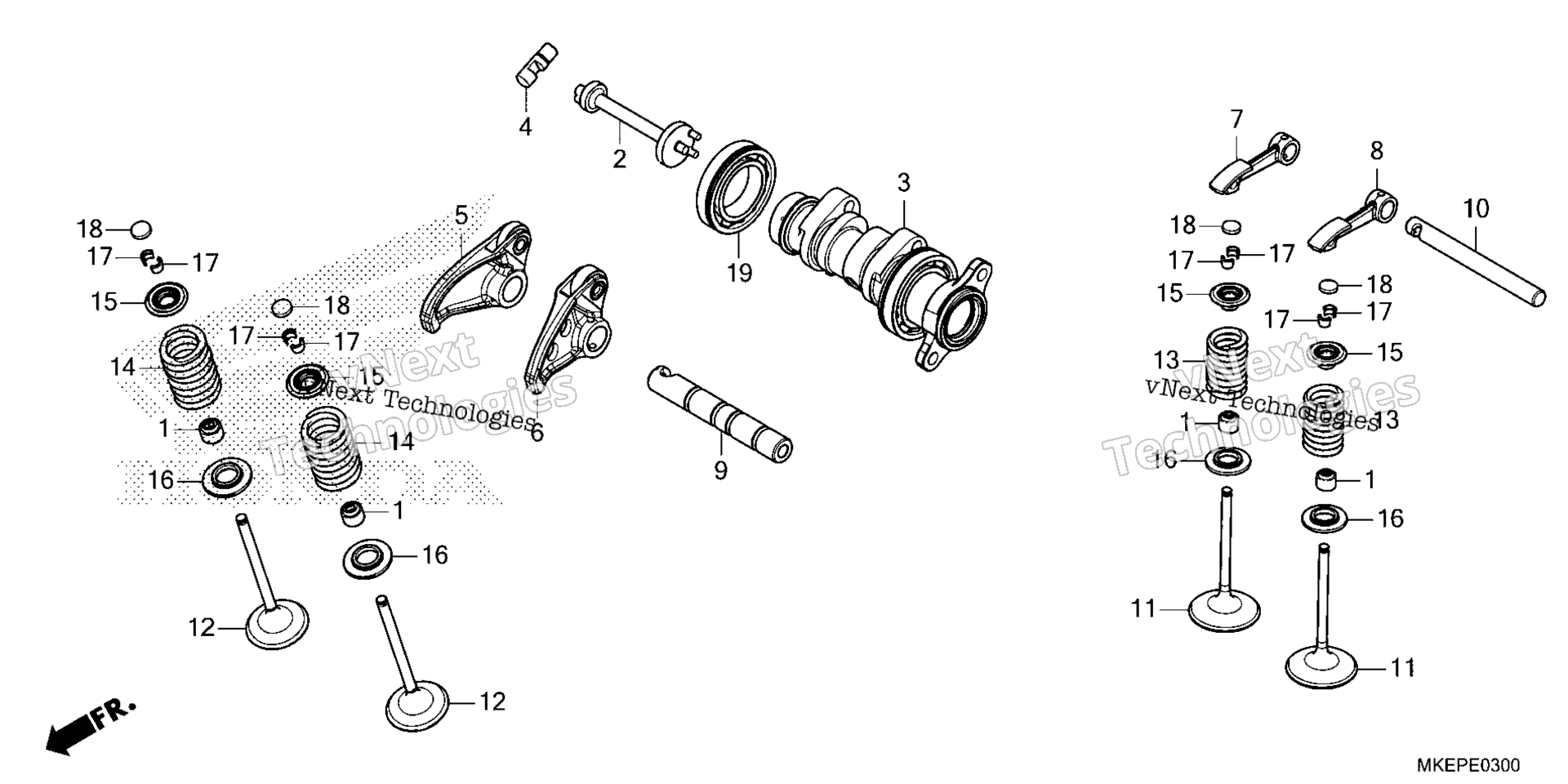 CAMSHAFT / клапан