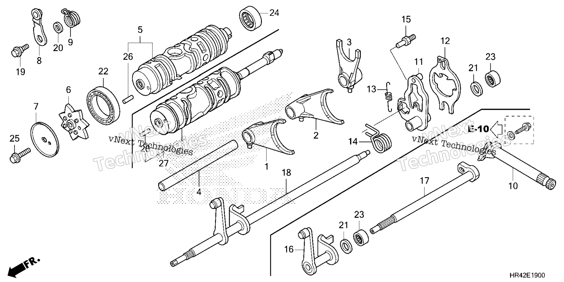 GEARSHIFT вилка