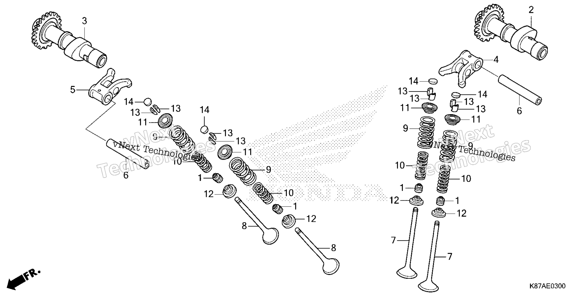 CAMSHAFT / клапан