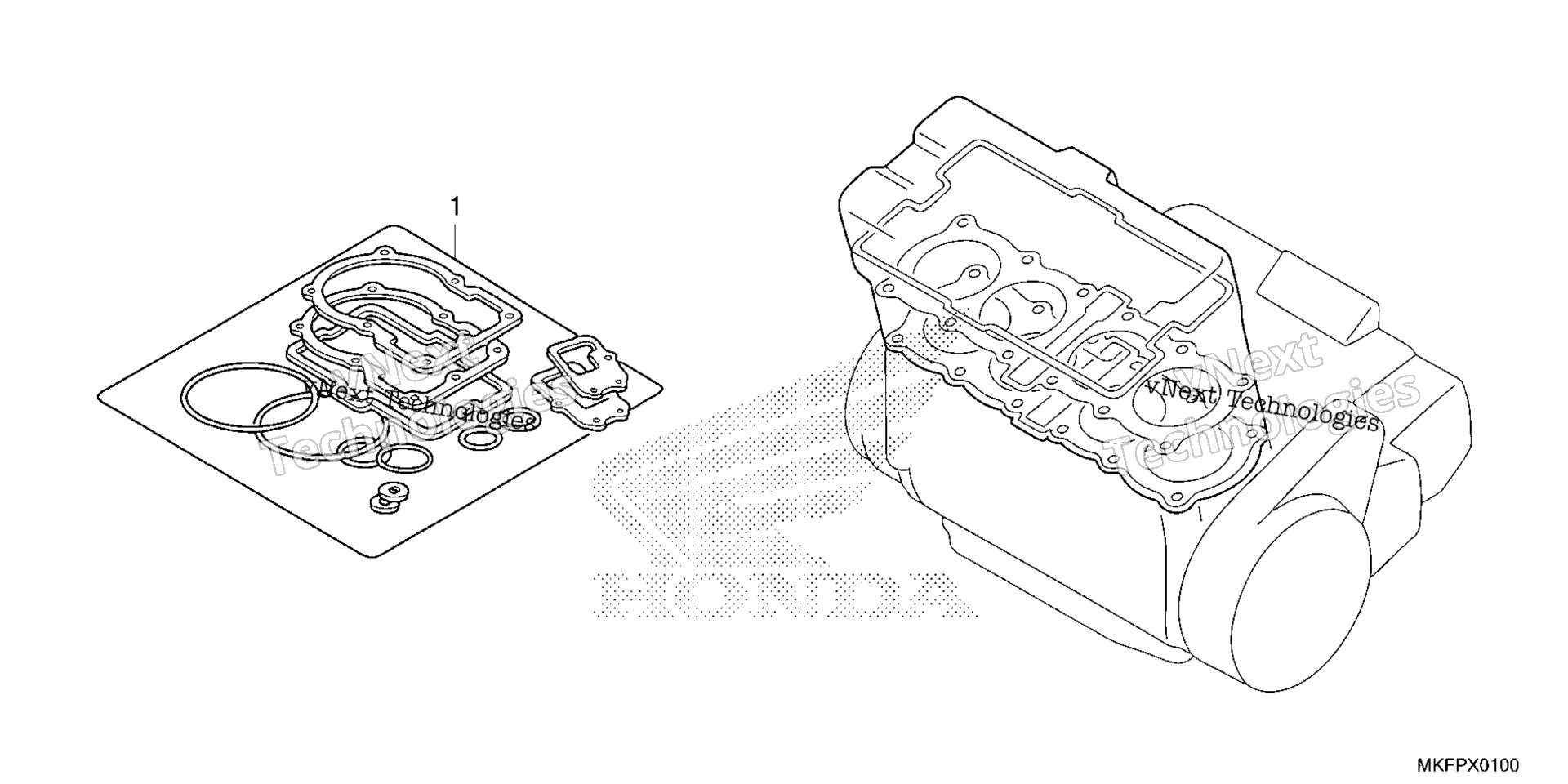 GASKET комплект A