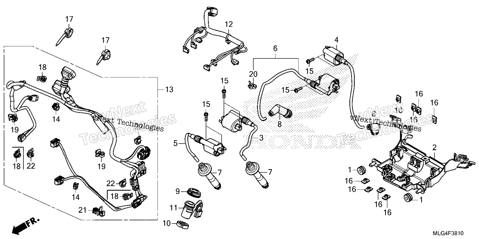 SUB жгут / IGNITION COIL