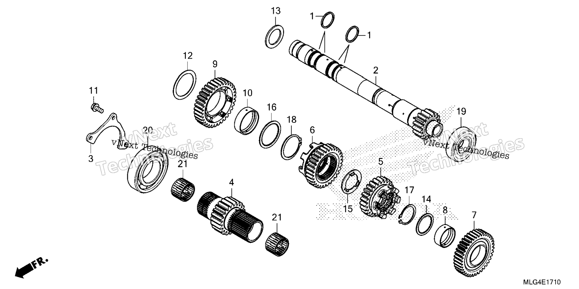 Трансмиссия (MAINSHAFT) (DCT)