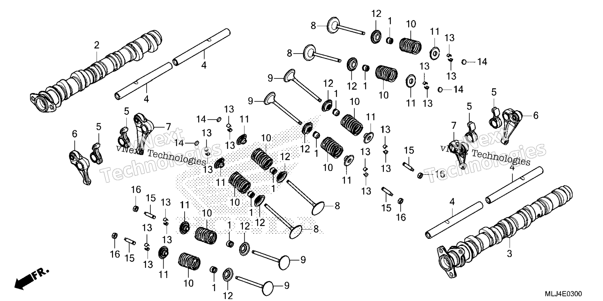 CAMSHAFT / клапан