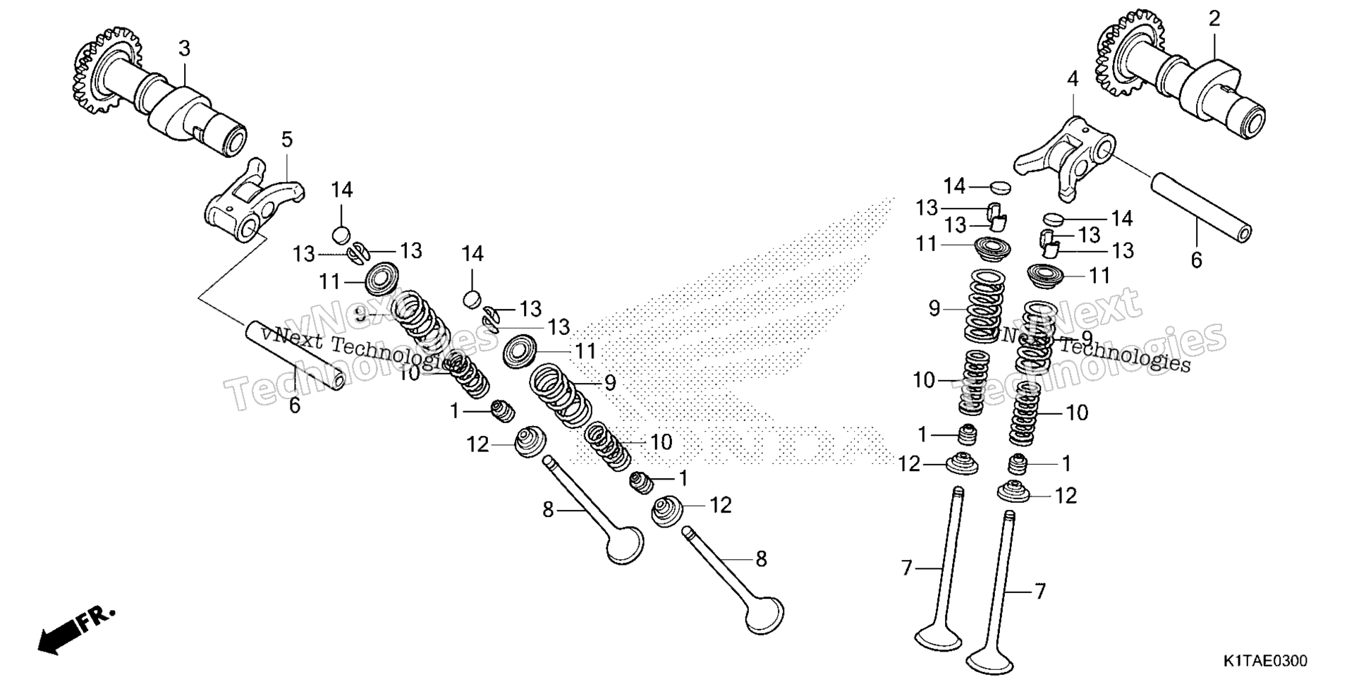 CAMSHAFT / клапан
