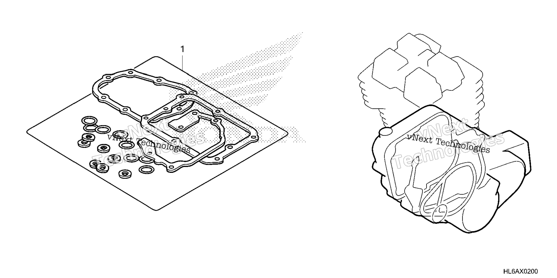 GASKET комплект B