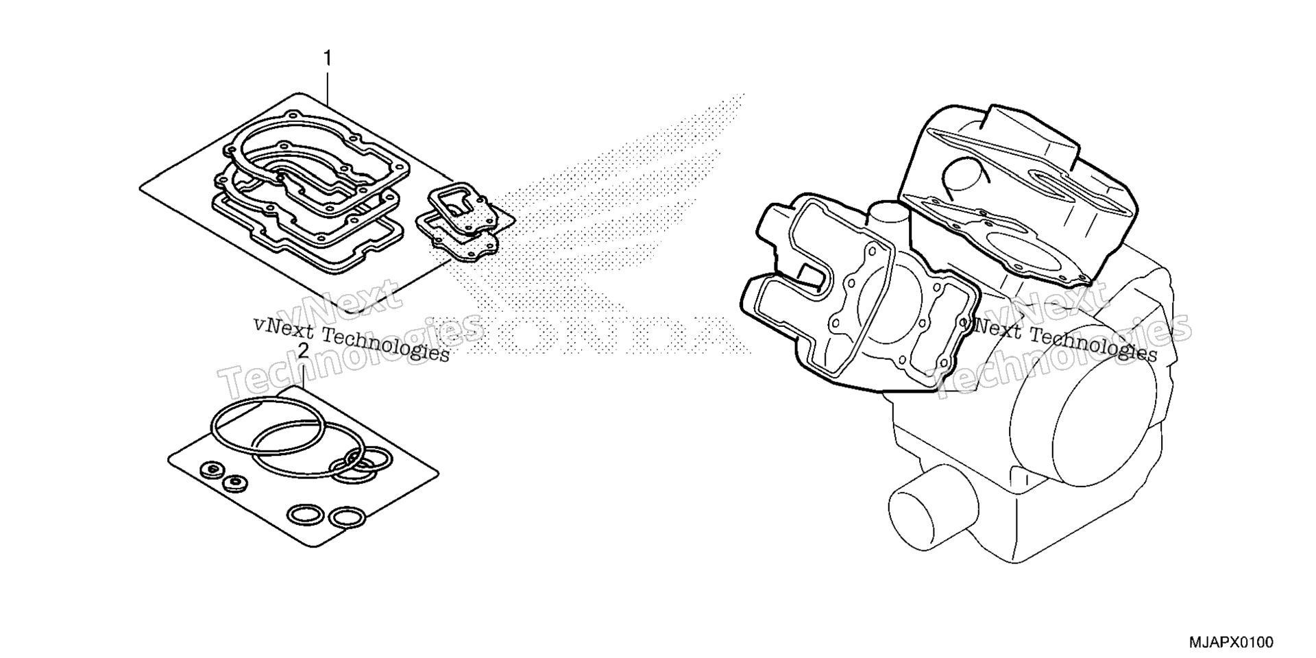 GASKET комплект A